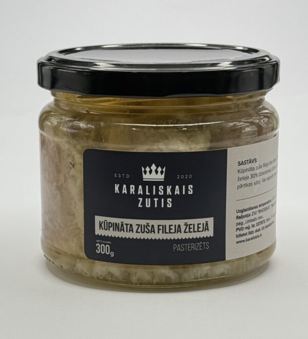 Kūpināts Karaliskais zutis želajā bez ādas 300g