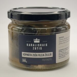 Kūpināts Karaliskais zutis želajā ar ādu 300g